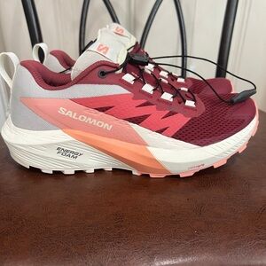 Salomon sense ride 5 Gore Tex peach running shoes size 6.5 NWOB